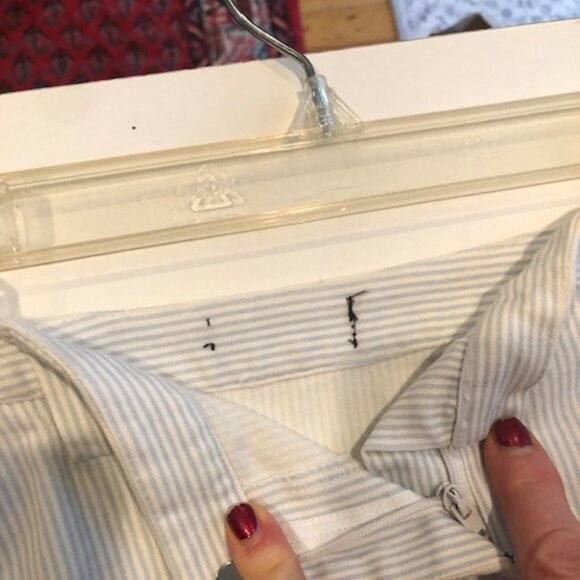 No Name Summer Pinstripe Golf? Skirt, size M - Picture 3 of 10